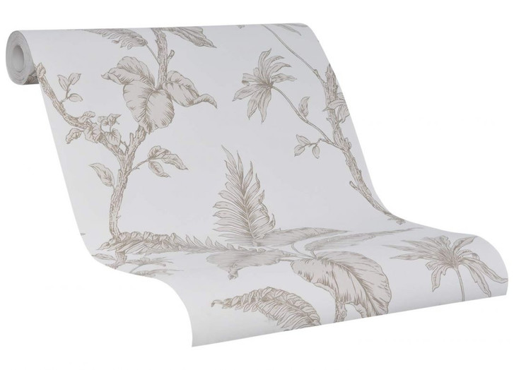 Vliestapete Floral Natur in Beige - WA482771