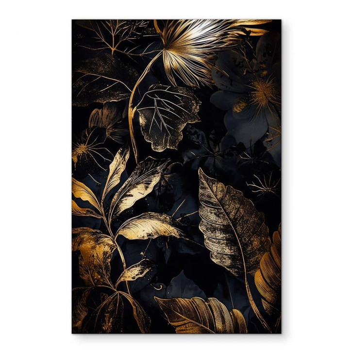 Wandbild Pflanzen in der Nacht - Jaszke - Alu-Dibond - WA464471