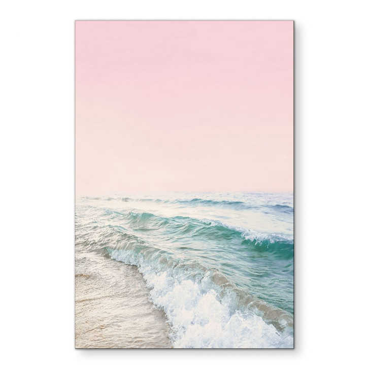 Wandbild Rosa Himmel über dem Meer - Sisi & Seb - Alu-Dibond - WA423016
