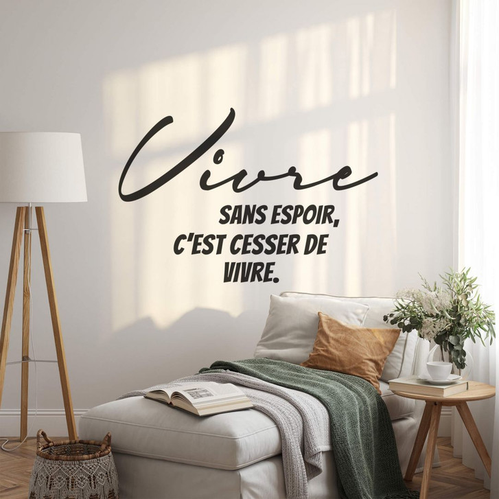Wandtattoo Vivre sans espoir - WA324604