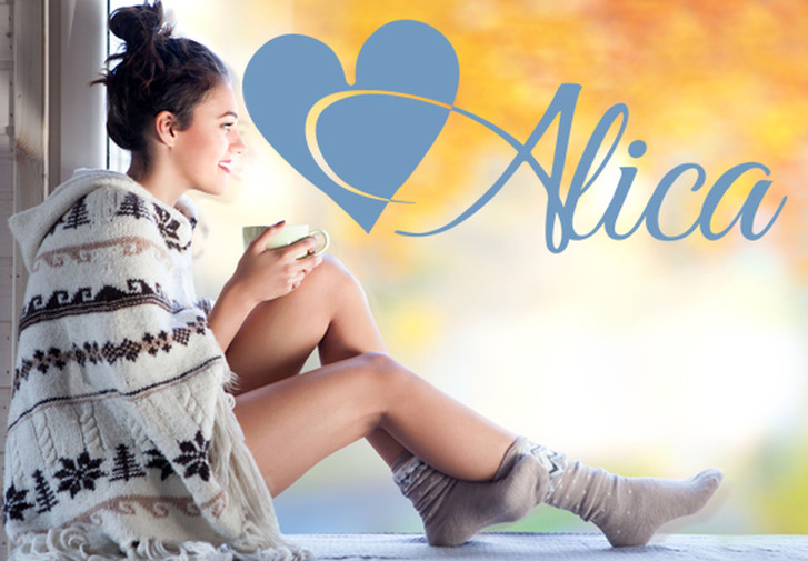 Glasdekor Wunschtext Initiale A - CG10530