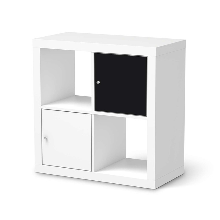 Möbelfolie IKEA Kallax Regal 1 Türe - Schwarz - CR118351