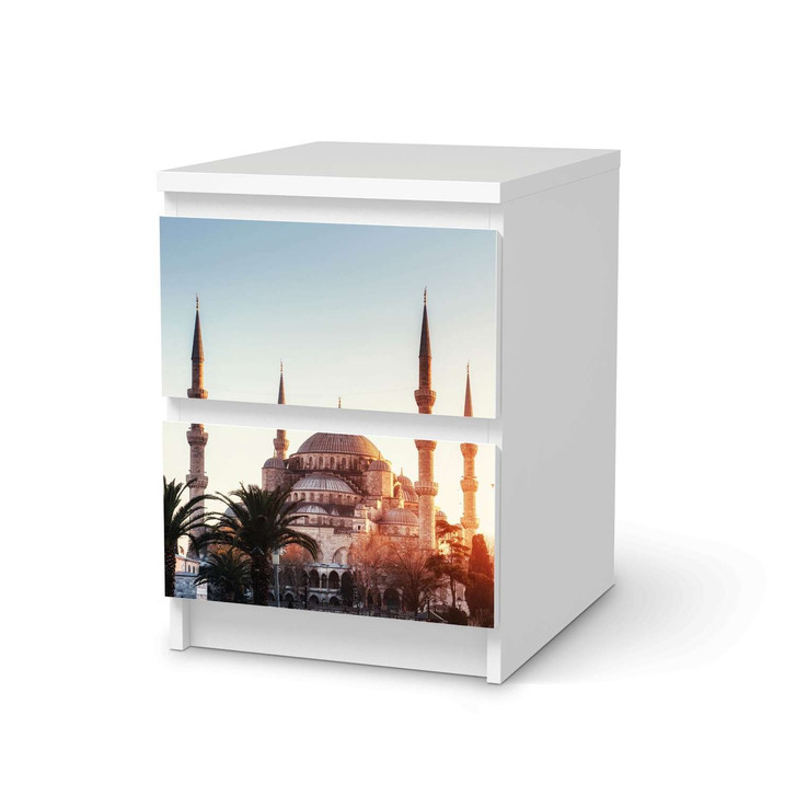 Möbelfolie IKEA Malm Kommode 2 Schubladen - Blue Mosque - CR116109