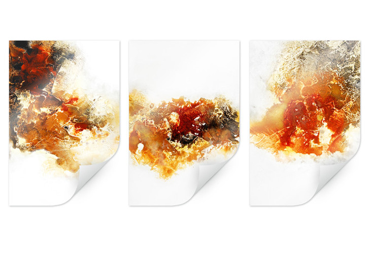 Poster Fedrau - Flüssiges Gold 04 (3-teilig) - WA160298