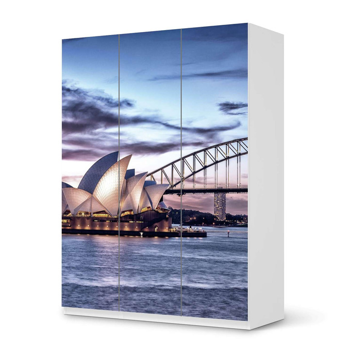 Folie IKEA Pax Schrank 201cm Höhe - 3 Türen - Sydney - CR105819