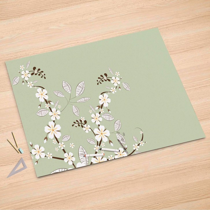 Folienbogen (150x100cm) - White Blossoms - CR106737