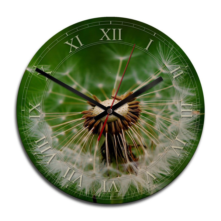 Holz-Wanduhr - Pusteblume im Wind - WA245295