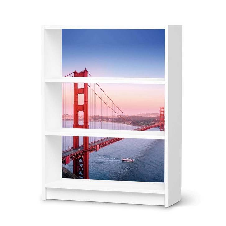 Möbelfolie IKEA Billy Regal 3 Fächer - Golden Gate - CR114415