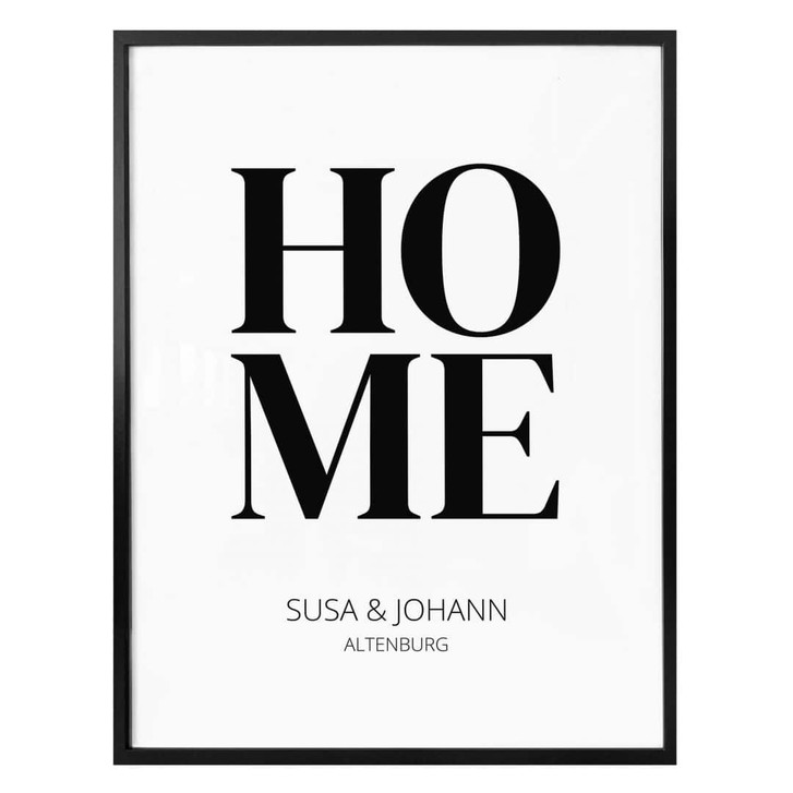 Personalisiertes Poster Home - WA336374