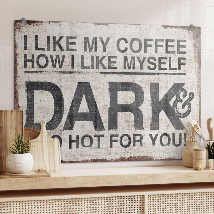 Spritzschutz I like my Coffee how I like myself - WA178451