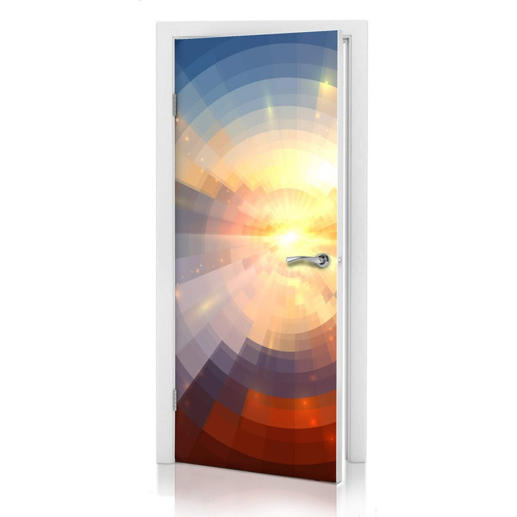 Türdesign - Sonnenuntergang im Mosaik - WA241429