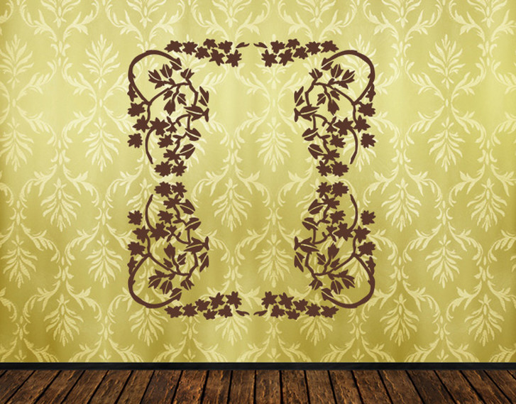 Wandtattoo Flower Mirror - TD16364