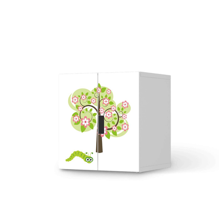 Möbelfolie IKEA Stuva / Malad Schrank - 2 kleine Türen - Blooming Tree - CR118948