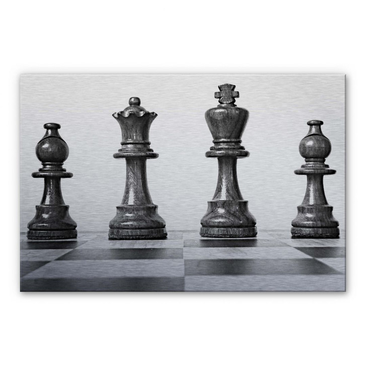 Alu-Dibond Bild Schach Symmetrie - WA112536
