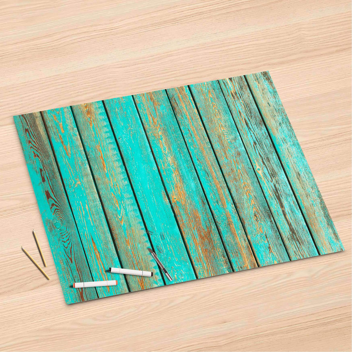 Folienbogen (120x80cm) - Wooden Aqua - CR106533