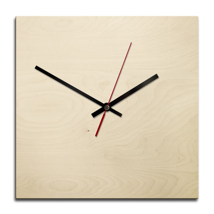 Holz-Wanduhr - Blanko - quadratisch - WA233378
