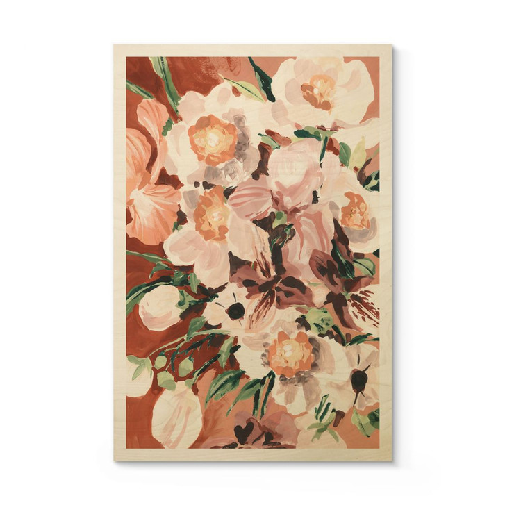 Holzbild Orchideenblüten - Zwara - WA401383