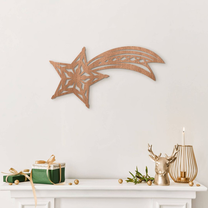 Holzkunst Mahagoni - Sternschnuppe - WA133481