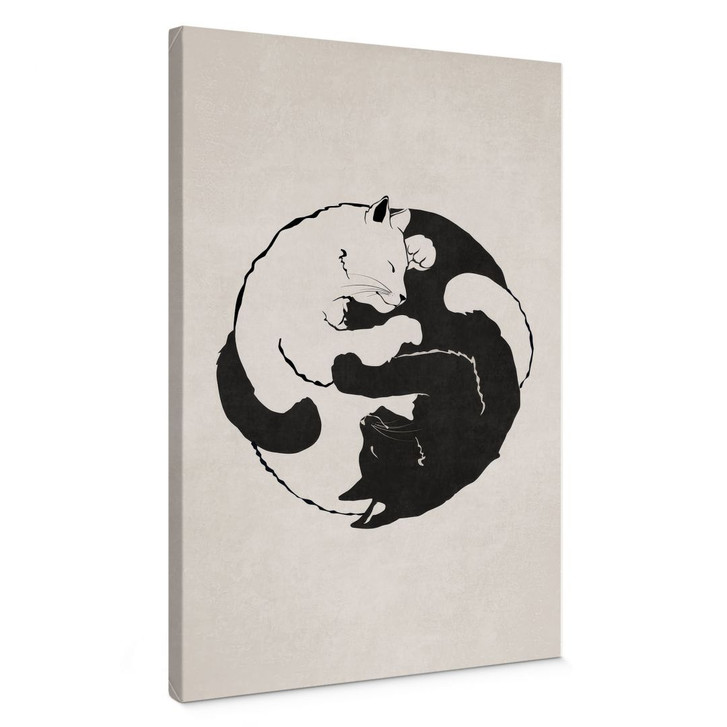 Leinwandbild Katzen Ying & Yang - Tunaboylu - WA426244