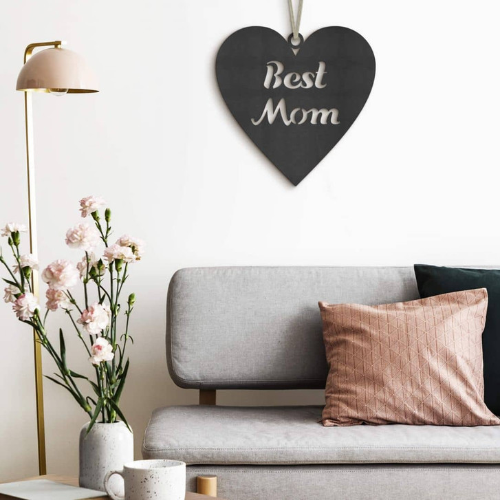 MDF - Holzdeko - Best Mom Heart - WA335971