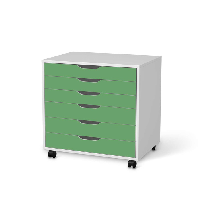 Möbelfolie IKEA Alex Rollcontainer 6 Schubladen - Grün Light - CR114226