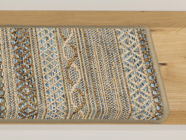 Nahla Stufenmatte Rechteckig Wunschmass in Beige - TS441846