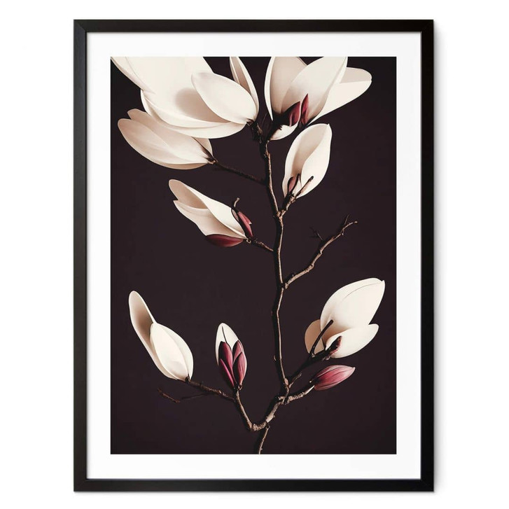 Poster Edle Magnolienblüten - Blumenposter - Treechild - WA408160