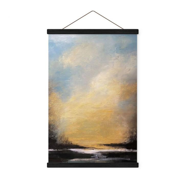 Stoffbild Goldenes Licht am Abendhimmel - Bergius - WA474142