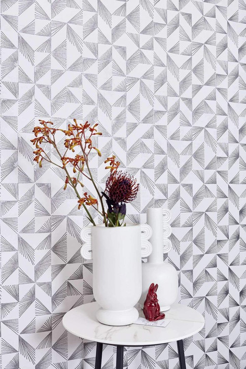 Vliestapete Grafisch Modern in Greige - WA482763