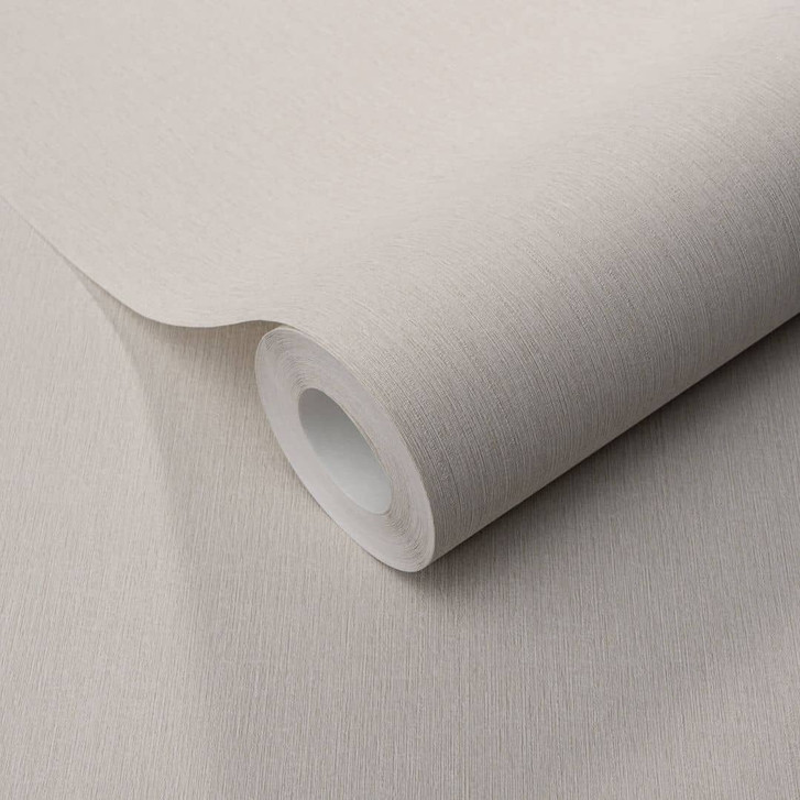 Vliestapete Unitapete mit feiner Längstruktur  in taupe - WA397897