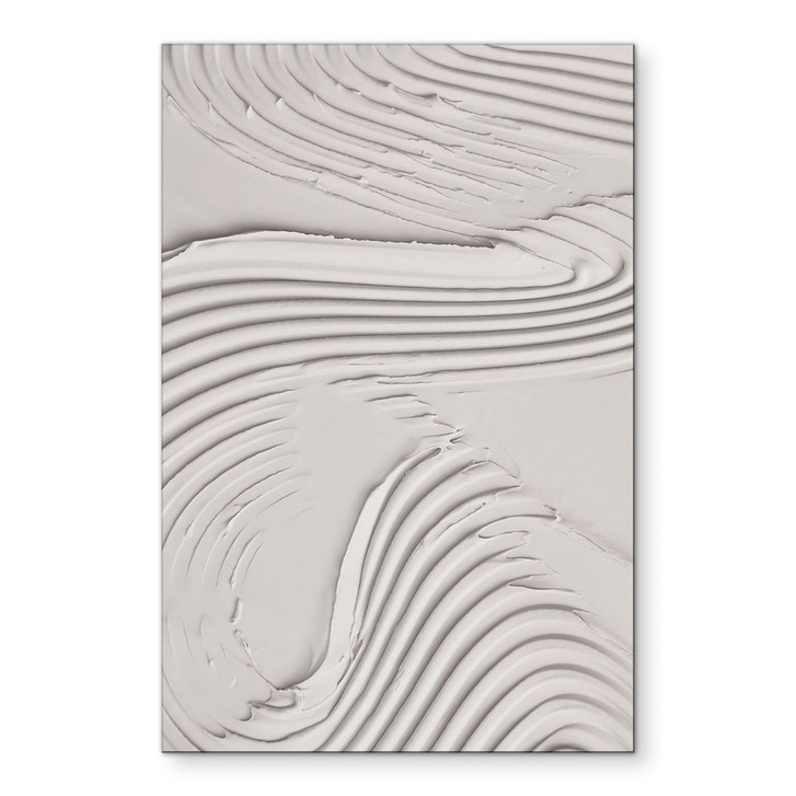 Wandbild Sanfte Strukturen in Beige - Pictufy Studio - Alu-Dibond - WA436245
