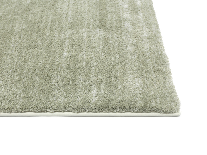 Yuna Hochflor Paspelteppich Rechteck Wunschmass in Jade - TS500775