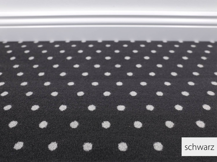 Bijou Petticoat Vorwerk Teppichboden Meterware in Schwarz - TS515222