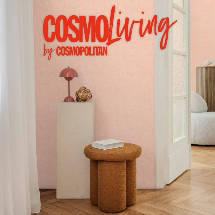 COSMOPOLITAN Tapete Apricot Rosa - moderne Vliestapete Wohnzimmer Schlafzimmer - WA480333