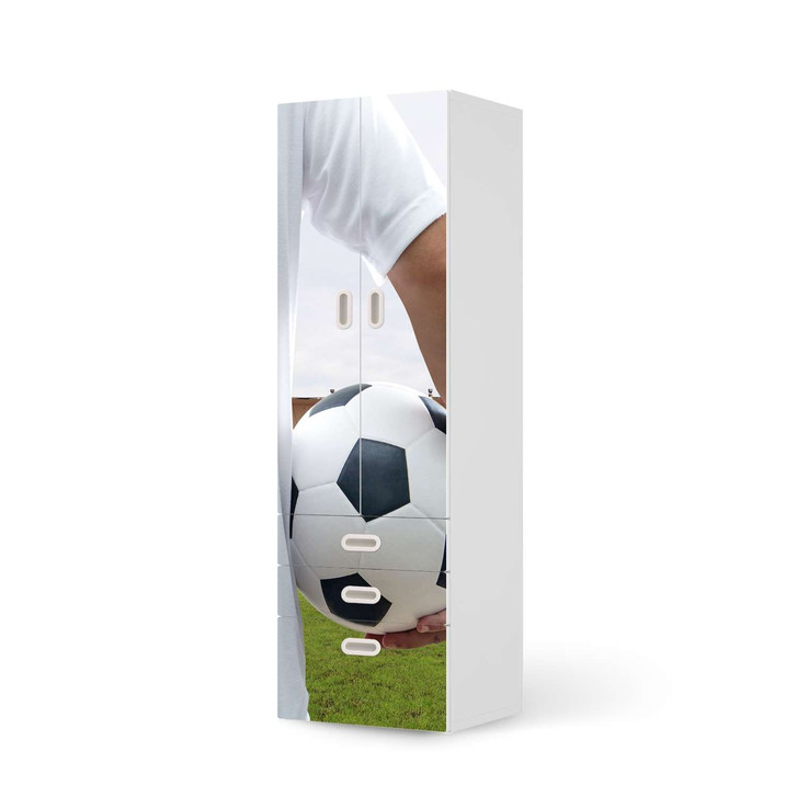 Klebefolie IKEA Stuva / Fritids - 3 Schubladen und 2 grosse Türen - Footballmania - CR111896