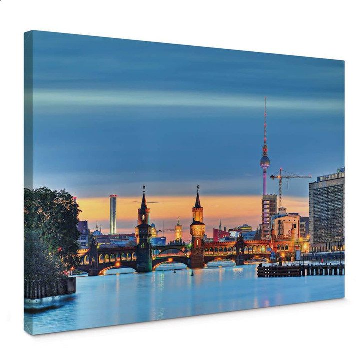 Leinwandbild Oberbaumbrücke Berlin - WA371988