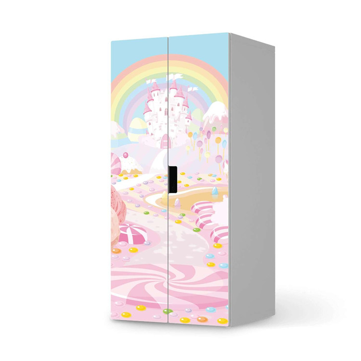 Möbelfolie IKEA Stuva / Malad Schrank - 2 grosse Türen - Candyland - CR117933