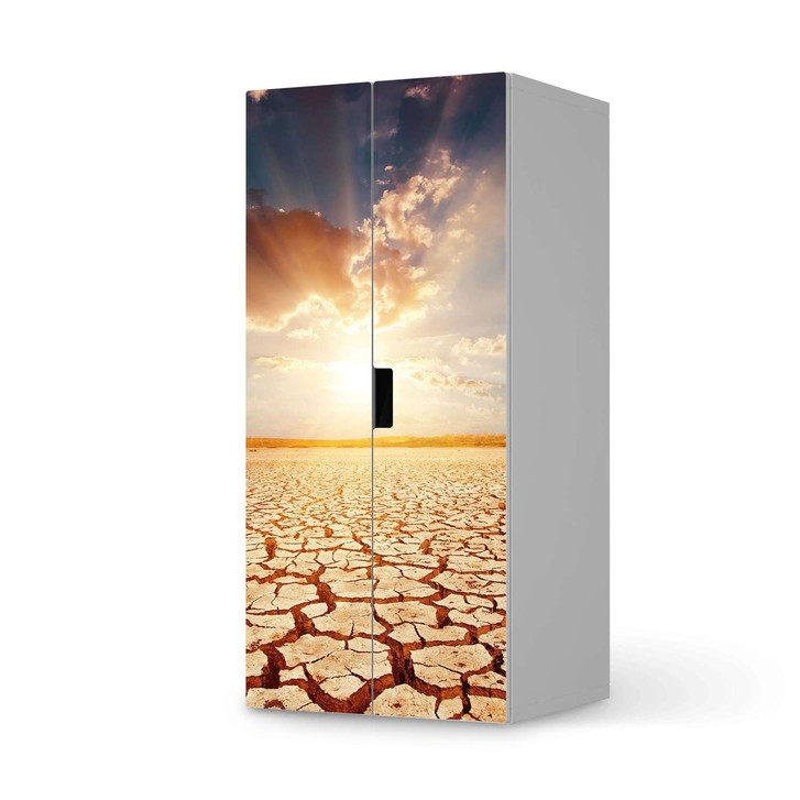 Möbelfolie IKEA Stuva / Malad Schrank - 2 grosse Türen - Savanne - CR118003