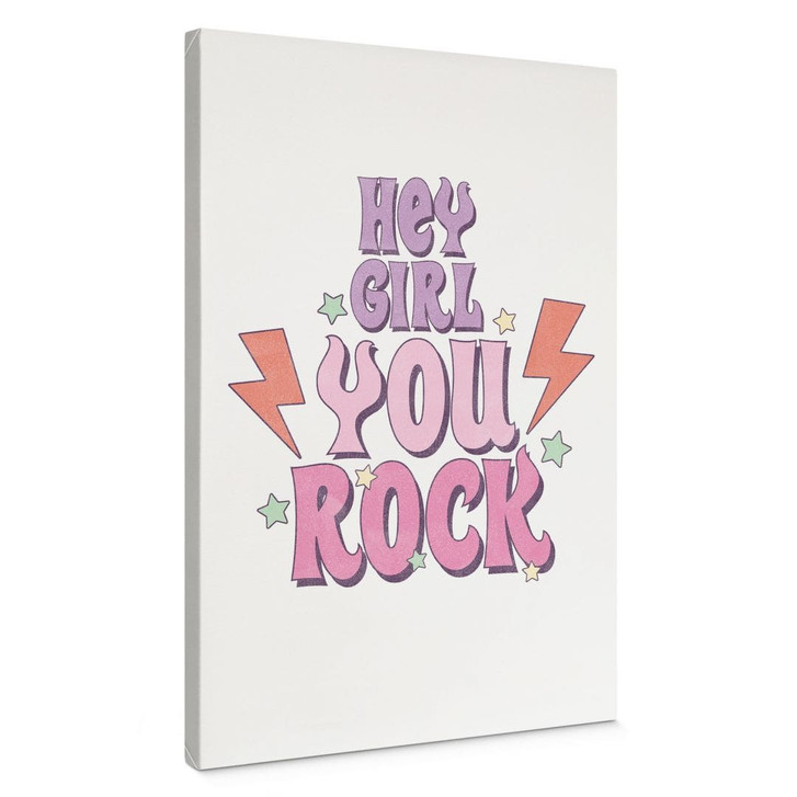 Leinwandbild Hey girl you rock - WA496968