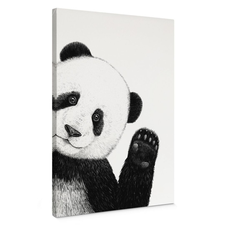 Leinwandbild Winkender Panda - Korenkova - WA434514