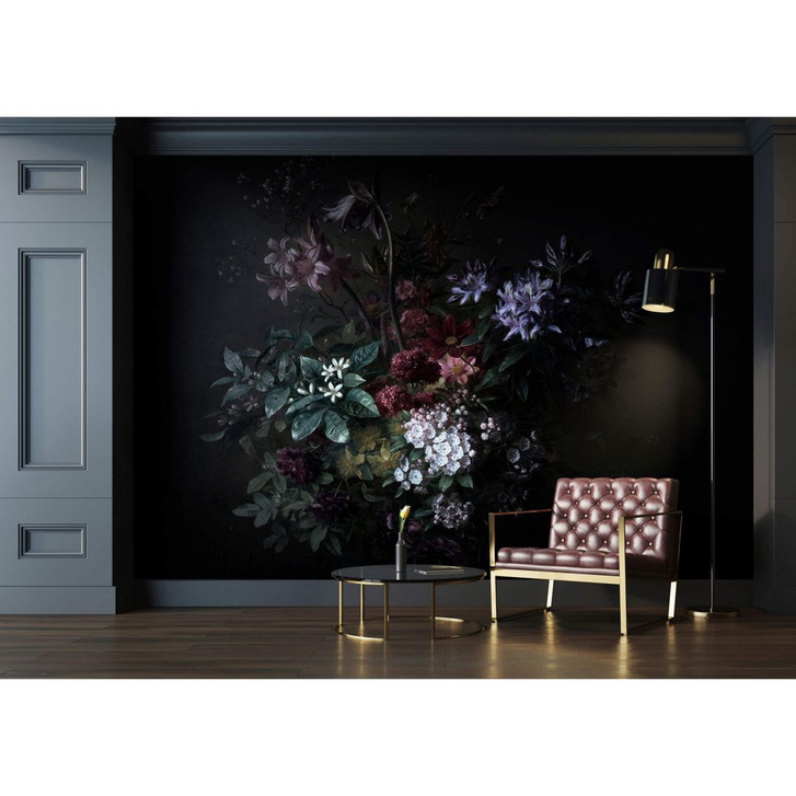 Livingwalls Fototapete Walls by Patel bouquet noir 2 - WA254946