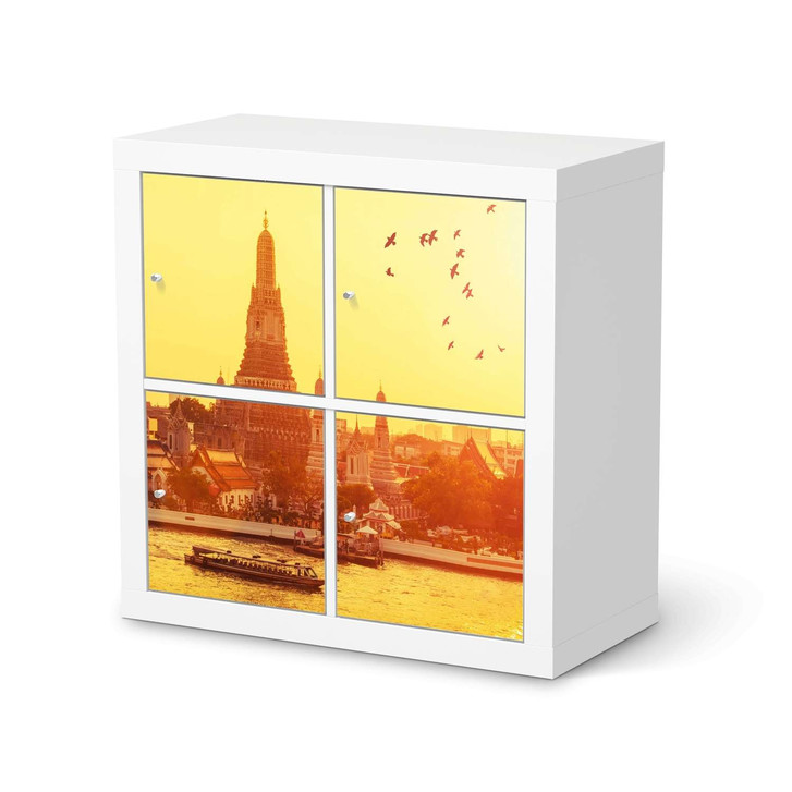Möbelfolie IKEA Expedit Regal 4 Türen - Bangkok Sunset - CR114491