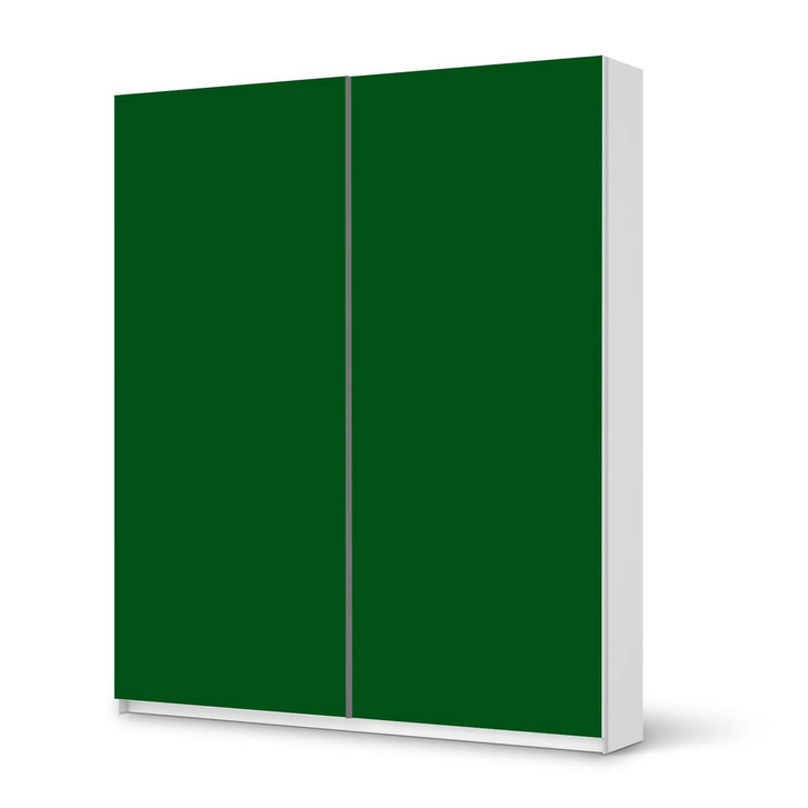 Möbelfolie IKEA Pax Schrank 236cm Höhe - Schiebetür - Grün Dark - CR116986