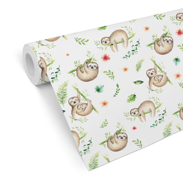 Mustertapete Kristina Kvilis - Faultier - WA236781