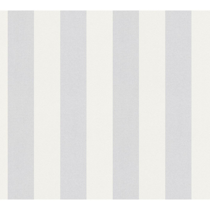 A.S. Création Vliestapete Meistervlies Blockstreifentapete überstreichbar weiss - WA151869
