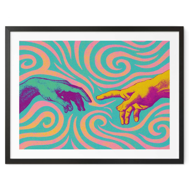 Poster Die Erschaffung - Michelangelo inspiriert - Treechild - WA483819