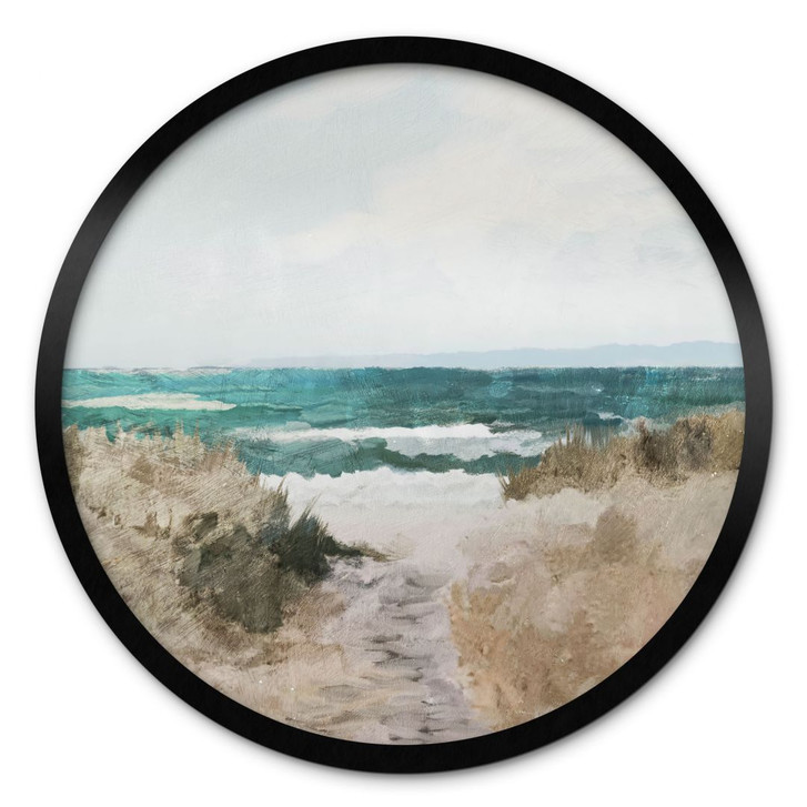 Poster Dünenweg zum Strand - Rund - Hobday - WA427531