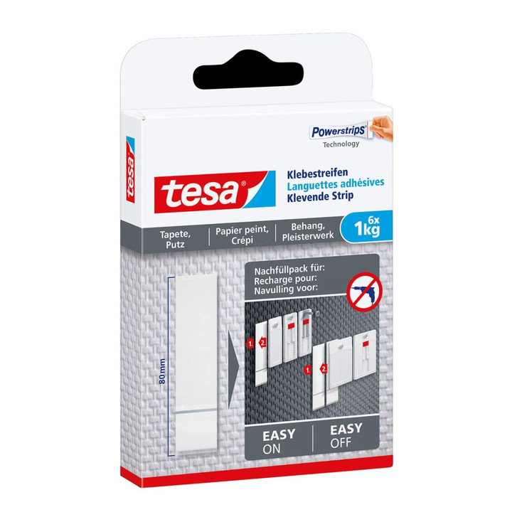 tesa® Klebestreifen Tapete & Putz, 1 kg - WA251031