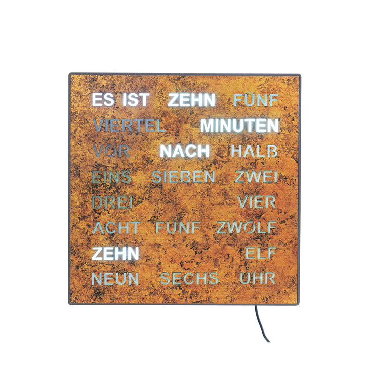 Tischuhr Kunststoffgehäuse mit 220V Adapter - UG101244