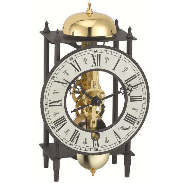 Tischuhr York Skelett schwarz-schwarz - UG100335
